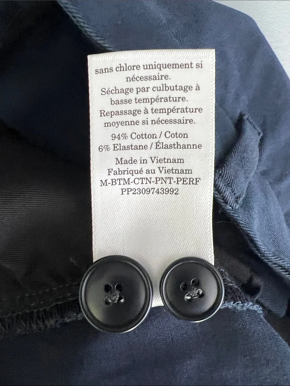 New Everlane THE PERFORMANCE CHINO Slim Fit in Deep Navy Size 30 X 32